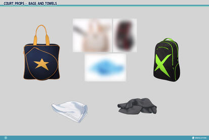 Bags and towels concepts